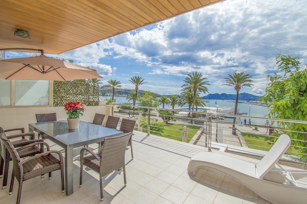 Seafront Ap Acuario Apartment Port de Pollenca Bagian luar foto