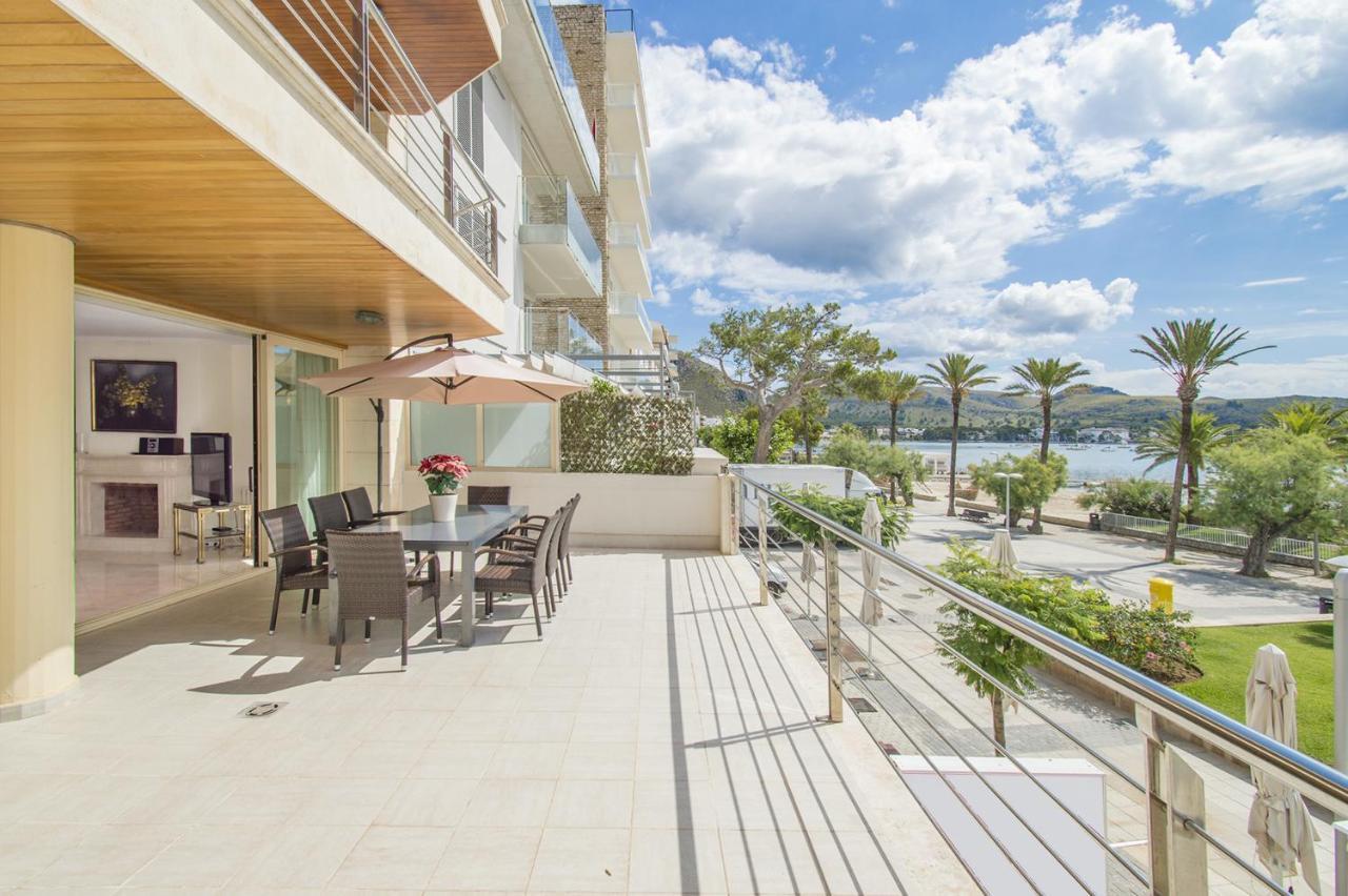 Seafront Ap Acuario Apartment Port de Pollenca Bagian luar foto